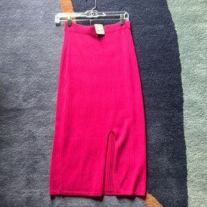 Free People Hot Pink Skirt Size M